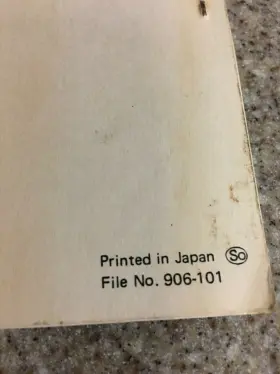 906-101 TEXAS INSTRUMENTS Instriments Service Manual Printing #3
