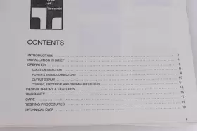 400A-4000 THRESHOLD Operating Manual Schematic #3