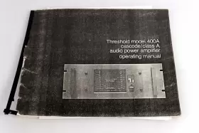 400A-4000 THRESHOLD Operating Manual Schematic