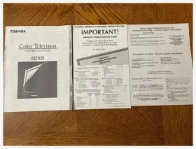 CE27C15 TOSHIBA Tv Manual Registration Sams Club