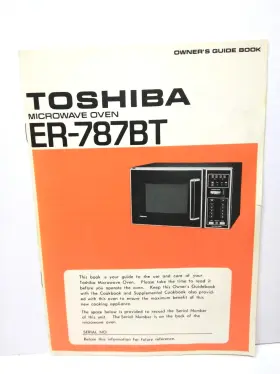 ER787BT TOSHIBA Service Manual Owners Book