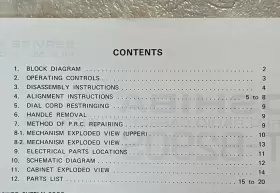 RT8290 TOSHIBA Brochure Service Manual Boombox Ghettoblaster #3