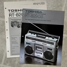 RT8290 TOSHIBA Brochure Service Manual Boombox Ghettoblaster