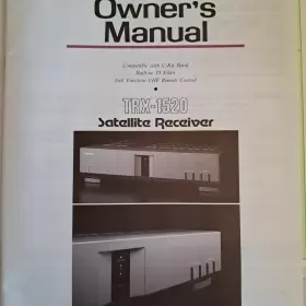 TRX-1520 TOSHIBA Owners Manual Satellite Receiver #2