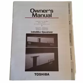 TRX-1520 TOSHIBA Owners Manual Satellite Receiver #3