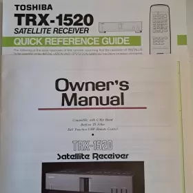 TRX-1520 TOSHIBA Owners Manual Satellite Receiver