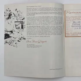 A10241-2 TOUCHMATIC II Amana Radarange Microwave Care Manual #2