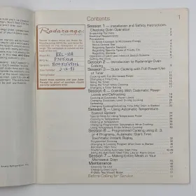 A10241-2 TOUCHMATIC II Amana Radarange Microwave Care Manual #3