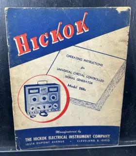 288X TRIPLETT Hickok Crystal Controlled Signal Generator