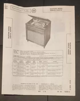 D5842A TRUETONE Receiver Wire Schematic Service Manual