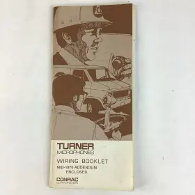 WR76-1 TURNER MICROPHONES Wiring Booklet Conrac