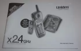 448-448-2 UNIDEN Owners Manual Dual Handset Cordless Phone