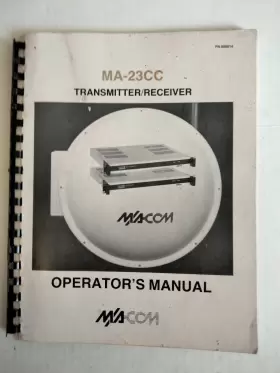 808814 V/A-COM Transmitter Receiver Operators Manual