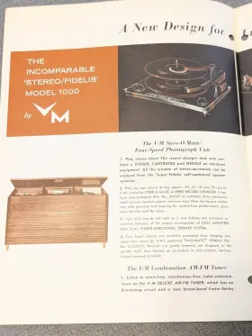 00001959 VM Voice Music Console Fi Brochure Furniture #2