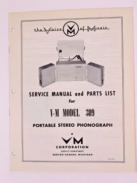 VOM-VM309 VOICE OF MUSIC Service Repair Manual