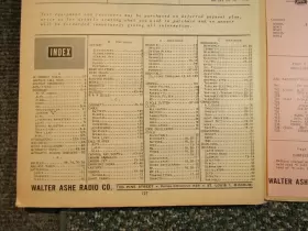 Walter Ashe 1948 Radio Co. Catalog Original Tv Tubes Ham #2