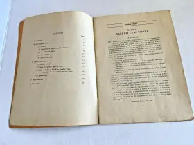 KS-8235 WESTERN ELECTRIC Vacuum Tube Tester Instruction #3