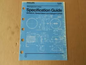 S-604 WESTINGHOUSE Philips Lamps Specification Catalog