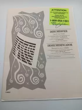 1188927 WHIRLPOOL Dehumidifier Manual Care Esp