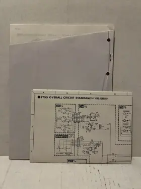 006985 YAMAHA Synthesizer Service Manual Fold Schematics #3