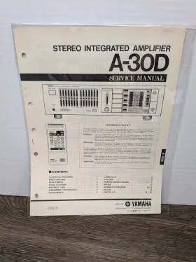A-30D YAMAHA Stereo Integrated Amplifierservice Manual Amp