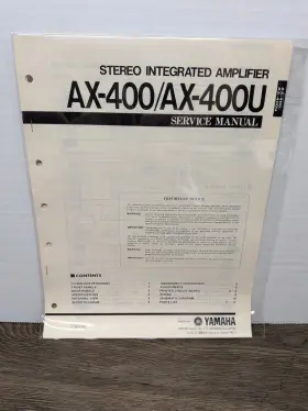 AX-400 YAMAHA Amplifier Service Manual