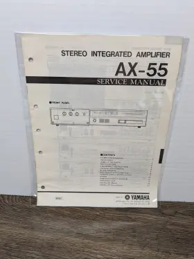 AX-55 YAMAHA Amplifier Stereo Service Manual Repair