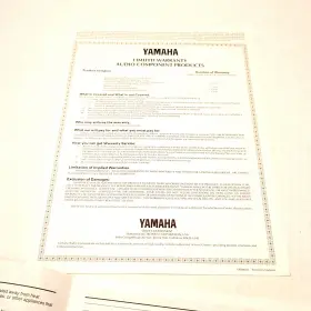CDC-755 YAMAHA Natural Sound Disc Player Owners Manual #3