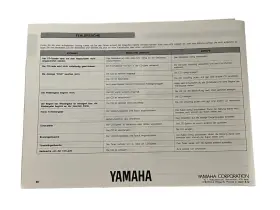 CDX-2000 YAMAHA Owners Manual Cd Player #2