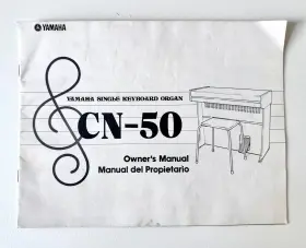 CN-50 YAMAHA Keyboard Organ Owners Manual