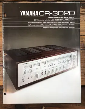 CR-3020 YAMAHA Receiver Brochure