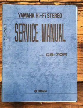 CS-70R YAMAHA Stereo Service Manual