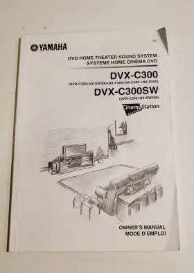 DVX-C300 YAMAHA Dvd Theature Owners Manual