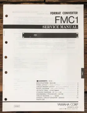 FMC-1 YAMAHA Format Converter Owners User Manual