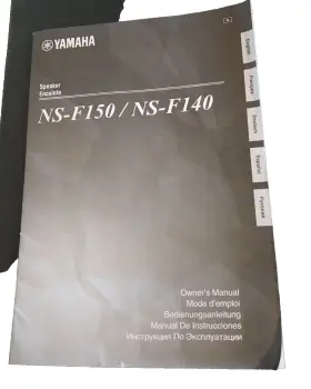 NS-F150-NS-F140 YAMAHA Speaker Owners Manual #2