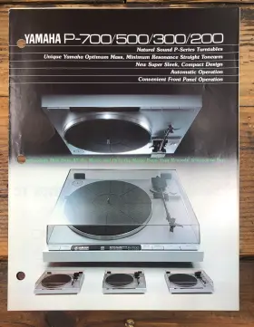 PX-200 YAMAHA Turntable Brochure