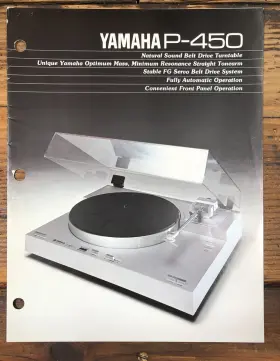 PX-450 YAMAHA Record Player Turntable Brochure