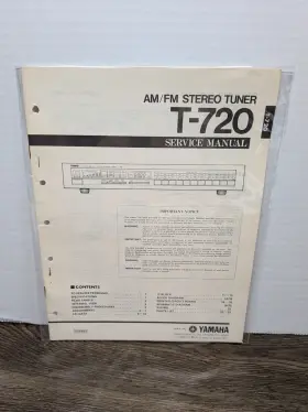 T-720 YAMAHA Stereo Tuner Service Manual Repair