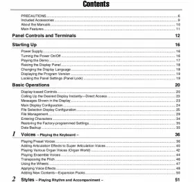 TYROS-5 YAMAHA Workstation Keyboard Owners Manual Data #2