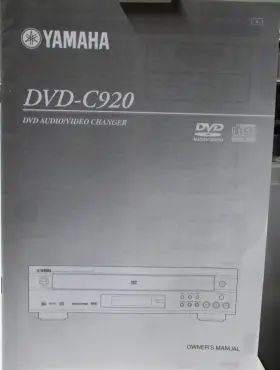 V816670-1 YAMAHA Dvd Audio Video Dolby Digital Dts Changer