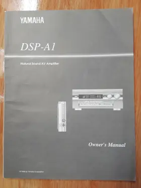 VZ88430 YAMAHA Natural Sound Amplifier Owners Manual Pg