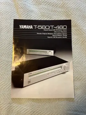 T-460 YANAHA Yamaha Tuner Brochure Data Sheet Copy Reprint