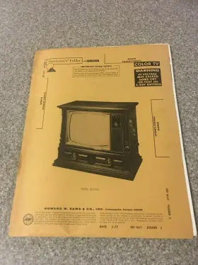1637-2 ZENITH Sams Photofact Folder Console Tv #2