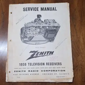 TV-22 ZENITH Television Receivers Service Manual