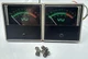 AKAI GX-225D Reel To Reel Tape Deck - left And Right VU Meters With Screws - OEM
