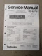 Technics RS-B27w Cassette Deck Service Manual D-4929