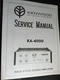 Kenwood KA-4000 Amplifier Service Manual Integrated Photocopy