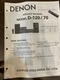 DENON D-120 D-70  UDRA-120 UDRA-70 Service Manual **ORIGINAL**