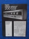 Sherwood SEL-200 Receiver Magazine Ad SEL 200 Audio Mag October 1969