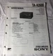 SONY TA-H2600 STEREO AMPLIFIER ORIGINAL SERVICE MANUAL SCHEMATIC M739